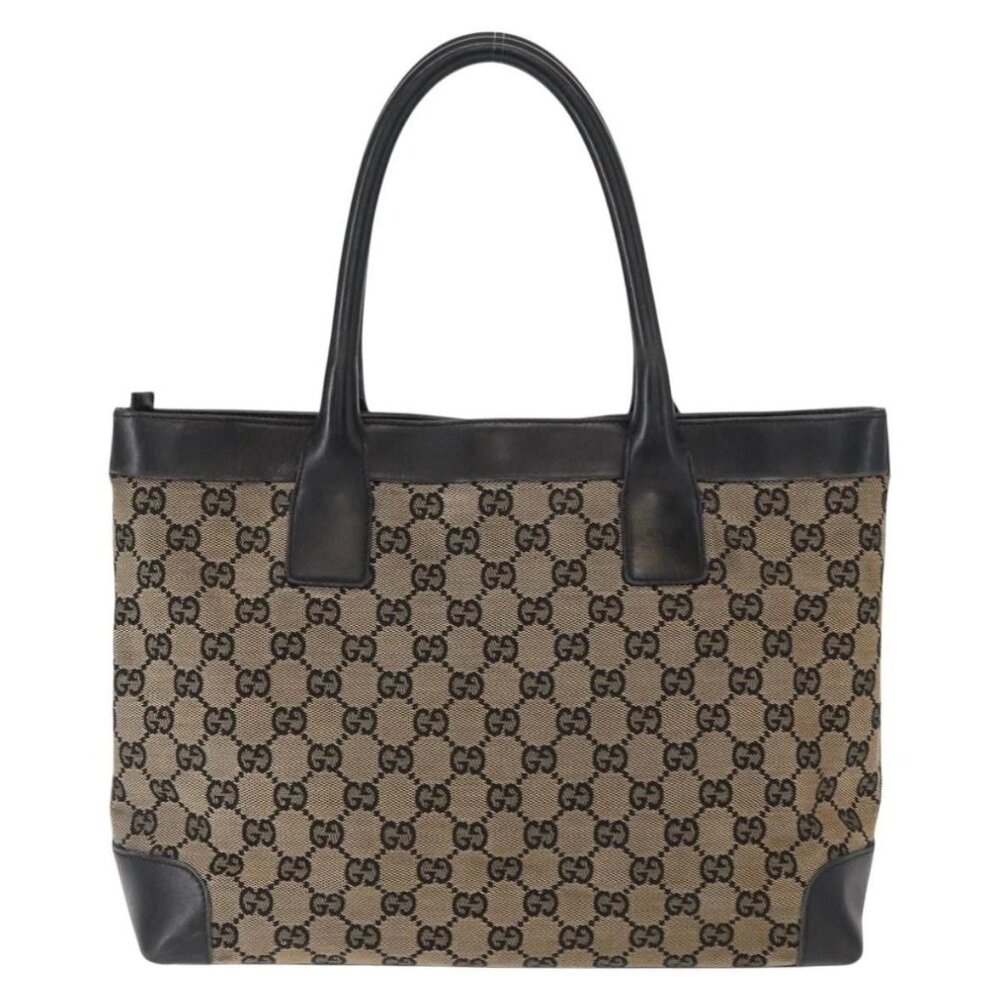 GUCCI GG Canvas Tote Bag Navy - Picture 3 of 16